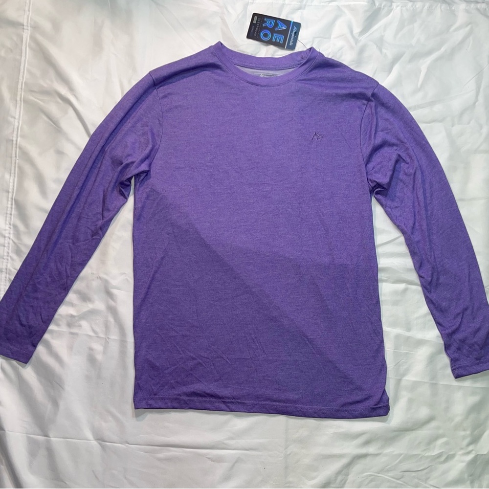 Aeropostale womens Vibrant Purple Long Sleeve Tee